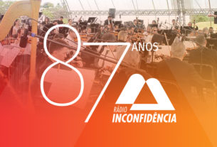 RÁDIO INCONFIDÊNCIA FESTEJA ANIVERSÁRIO E COMEMORA COM CONCERTO DE MÁRCIO BORGES E CLAUDIA CIMBLERI EXECUTADO PELA ORQUESTRA SINFÔNICA, COM TRANSMISSÃO AO VIVO